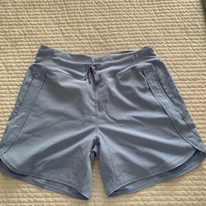 Baleaf Gray Athletic Shorts with Elastic Waistband